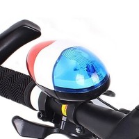 SuBoZhuLiuJ Bicycle Horn Bell with Light Multifunction 6 LED 4 Tone Sounds Bike Bicycle Horn Bell Police Car Light Electronic Horn - B07FDG8KSG