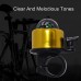 YOUDirect Bicycle Bell Handy Mini Mountain Bike Bell Multicolored Bell With Compass Ball & Plastic Handlebar Mounting - B00M43VI70