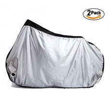 Bike Cover - Waterproof Bike Cover - UV Proof 50+ Bike Cover - Indoor & Outdoor Use Bicycle Cover with Lock Hole & Securing Buckle for Mountain Bike and Road Bikes by LETMY(XL) - B06XTB7WB9