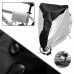Bunner Bike Rain Dust Cover Waterproof Outdoor Scooter Protective Black And Silver For Bicycle Utility Cycling Against Dirt UV Rays - B07G8YQ3GR