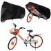 LIHAO Bike Cover 210D Outdoor Waterproof Bicycle Cover Rain Dust Sun Protector  Black Color - B073QN9GJM