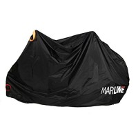 MarLine Bike Cover Outdoor Waterproof Bicycle Cover Dust Snow Proof with Lock Hole and Reflective Straps - B074QPX3LK