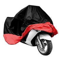 Motorbike Cover Waterproof Motor Cover For All Season Tour Bikes Choppers And Cruisers Indoor Outdoor Dust Rain UV Protection HZC09 - B07B9183RB