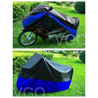 Motorcycle Cover For Honda VT1100 VT 1100 Shadow Bike UV Dust Prevention XL Black Blue - B019HGT6P2