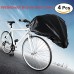 WINOMO 4pcs Waterproof Bike Seat Rain Cover Elastic Rain and Dust Resistant - B0758CMJC1