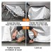 Xubox Bike Cover  All Season Waterproof Sun Bike Cover Oxford Dust & Anti-UV Outdoor Bicycle Protector with Safety Lock Hole for Mountain & Road Bikes  Small Motorcycles  Baby Strollers  Sliver - B075FQWCMB