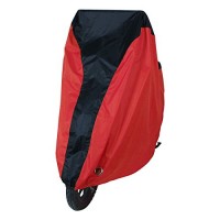 uxcell Bike Cover Outdoor Water Resistant 190T Coated Oxford Fabric UV Protective Breathable Bicycle Cover Storage for Mountain Bike  Road Bike (XL Red) - B072LTG31B