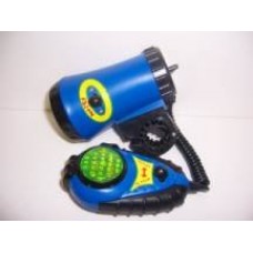 Spoke-Hedz Siren & Microphone Blue Bike Horn - B000LZHRX2