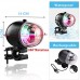 Bike Front Light  USB Rechargeable Headlight- Red Green Blue  360° Rotation Color Changing LED Light- 1000mAh Battery- Ultra Bright Waterproof Disco RGB Light- Best Accessory for Bicycle  Party Time - B0758BZNGM