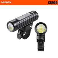 Ravemen CR900 USB Rechargeable Bike Light Max 900 Lumens Levels Automotive LED Remote Cycling Headlight - B076TYV5L7