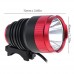 SecurityIng USB Powered Bicycle Light  Waterproof 1800LM 3 Modes LED Headlamp Cycling Front Lamp Bike Headlight for Night Riding - Without Internal Battery - B077YKZPCM