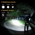 TANSOEN USB Rechargeable Bike Headlight with 1800 Lumens  Bicycle Light Waterproof 5 Light Modes for Road Cycling Safety Flashlight - B07F3ZJPTB