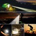 USB Rechargeable Bike Light Set  Super Bright Front Headlight and Free Rear LED Bicycle Light  4400mAh lithium battery  3 Light Mode Options  Water Resistant IP-65(2 USB cables and Brackets Included) - B0783MNWDV