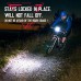WasaFire LED Bike Light  Super Bright Bike Torch Flashlight  USB Rechargeable 1200 Lumen LED Bicycle Lights  Waterproof Head Torch Bike Lights  3 Modes Bike Front Light Flashlight for Cycling  Camping - B07BLMGTYF