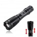 WindFire New Cree Xm-l T6 U2 LED Zoomable Flashlight Torch Lamp 1800 Lumens 5 Modes Flashlight Lighting Torch Ultra Bright & Rugged Bike Headlight High-power Cree LED Mountain Bike Headlight  Bicycle Headlight  AAA/18650 Rechargeable Bike Front Light 