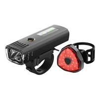 Daeou Bicycle Lights USB Charger LED Flashlight Highway Mountain Biking Front Light taillights - B07GQ3MX2D