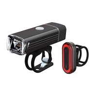 Daeou Bicycle Lights USB Charger LED Flashlight Highway Mountain Biking Front Light taillights Set - B07GPS5FL1