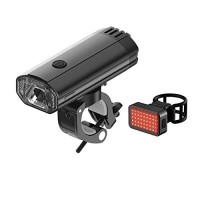 Daeou Bicycle Lights USB Charger LED Flashlight Highway Mountain Biking Front Light taillights Set - B07GQPQ8RS