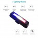 Evoio Bike Tail Light  Ultra Bright Bicycle Lights USB Rechargeable  Red/Blue/White 7 Light Modes  One Touch Mount Dismount  IPX4 Waterproof Cycling Safety Flashlight Light - B07F27YL23