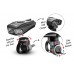 SAMLITE Best USB Rechargeable LED Bike Light Set TRIP-LIT SUPER BRIGHT 400 Lumens Headlight - LED Front Light with FREE LED Tail Light Set  Two USB Charging Cables Included for Safety Cycling - B01NB1GSUR