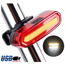 SIGEM BIKE TAIL LIGHT  HEADLIGHT  Ultra Bright & USB Rechargeable  Bicycle Flashing Rear taillight  LED Safety Warning Strobe Head Light  also for Helmet and Backpack 120 Lumens - B07585SQZ5