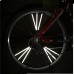 12pcs Spoke Reflector Clips  ABS Bike Wheelchair Cycle Bicycle Wheel Spoke Reflector Reflective Tube Warning Strip for All Standard Spoked Wheels - B07GB3MDPJ