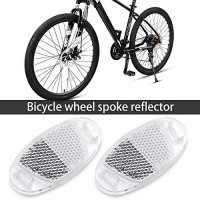 BSK 10Pcs Outdoor Plastic Bicycle Wheel Spoke Night Safety Warning Reflector (Clear) - B0749FVGPB