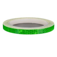 Boddenly Motorcycle Bicycle Reflective Stickers Security Wheel Rim Decal Tape Reflector (Green) - B073PRJNG1