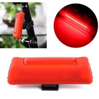 FidgetFidget Lamp Rechargeable Solid Silicone COB LED Bike Bicycle Cycling Rear/Tail Light - B07G8CSHVB