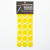 Fiks Hexalate Reflective Long Lasting Frame Stroller Sticker for Helmets  Bicycles  Strollers  Wheelchairs and More - B01ATWBXE0