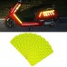 Larcele 10 Pieces Waterproof Safety Reflective Sticker for Bicycle Motorcycles Strollers ZXCFGT-01 - B07CXHV5BS