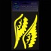 Seward Street Studios Reflective Decals Tattoo Wings Set – Angel Wings Safety Sticker Kit – Wing Reflector Stickers - B0764J67L7