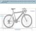Etuoji 26 inch Wheels Hot Cool 700C Steel Fixed Gear Road Bicycle Cycling Racing [US Stock] - B078V1R5HC