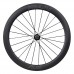 ICAN Aero Carbon Road Bike Wheelset 55mm Deep 25mm Wide Clincher Tubeless Ready 1605g - B07FFTQTV8
