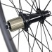 ICAN Aero Carbon Road Bike Wheelset 55mm Deep 25mm Wide Clincher Tubeless Ready 1605g - B07FFTQTV8