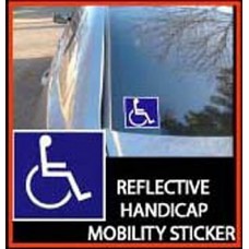 Reflective Handicap Sticker - B00EXQGG7I