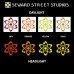 Seward Street Studios Reflective Decal Atom Symbol – Atomic Icon Safety Sticker – Adhesive Atom Reflector - B07C37PQ19