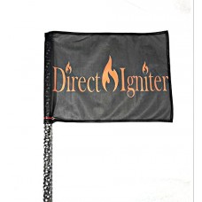 4'  5'  6' WRAPPED L.E.D. RGBW SAFETY FLAG WHIP 20 COLORS OVER 30 MODES+ REMOTE RZR CAN-AM TWISTED SPIRAL WHIPS - B078WH5J65