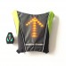 Bikeman LED Wireless Turn Signal Light Backpack Vest Guiding Light indicator Reflective Luminous Safety Warning Direction with remote for Night Cycling Running Walking Hiking Travel School Bag - B013U51H8A