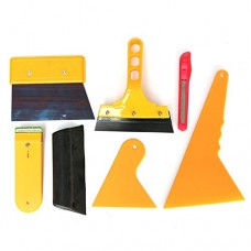 CoCocina Car Window Tint 7 PCS Tools Kit Fitting For Film Tinting Scraper Application - B07FT5H56K