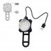 Dressffe Super Bright USB Led Bike Bicycle Light Rechargeable Headlight +Taillight +Bell - B079NZ8XZH