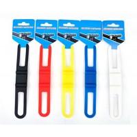 MTB Cycling Bike Bicycle Silicone Band Flash Light Flashlight Phone Strap Tie Ribbon Mount Holder(of 5) - B074S5BR2Z