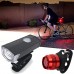 Super Bright USB Led Bike Bicycle Light Rechargeable Headlight &Taillight Set by Dressffe - B079GRNSF2