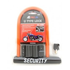ATE U Type Lock U Shackle Carrier Bracket Security Lock for Bicycle or Motorcycle  Orange - B005GAYM12