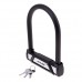 Homyl U-Lock Shackle 16x21cm Road Bike Bicycle Moped Security Lock w/ 3 Key Anti-Theft - B07G5N51XK