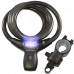 Lumintrail 14mm 4 Digit Combination Bike Cable Lock and Bicycle U-Lock Combo Package with 4 Foot Braided Steel Looped Security Cable - B01BZFSHAS