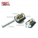 MEETLOCKS Ultra U Shackle Lock Heavy Duty Combination Easy-fix Bracket Three Solid Brass Key Rekey Code Tag size 6.3x9.6 inch(160mmx245mm) - B00KL4MH7E