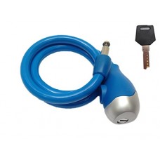 3FT Blue Cable Key Lock Heavy Duty Reinforced Multi-strand Cable with Tough Vinyl-Coating - B00NQGEPEC