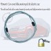 FLR Car Cover Cable Lock Mini Locks Easy & Secure Automotive Car Motorcycle Cover -78 inch in Length Bronze-Anti-Theft Mini Lock - B0728L13DN
