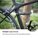 HiHiLL Bicycle Lock  Bike Lock  Bicycle Lock with 5 Digit Code  Waterproof Portable 4-Feet x 1/2-Inch for Bicycle  Tricycle  Scooter  Black - B073W7W8VN
